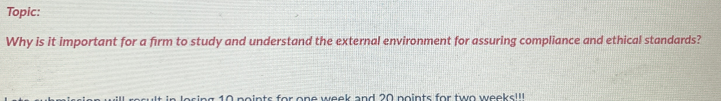 Why is it important for a firm to study and