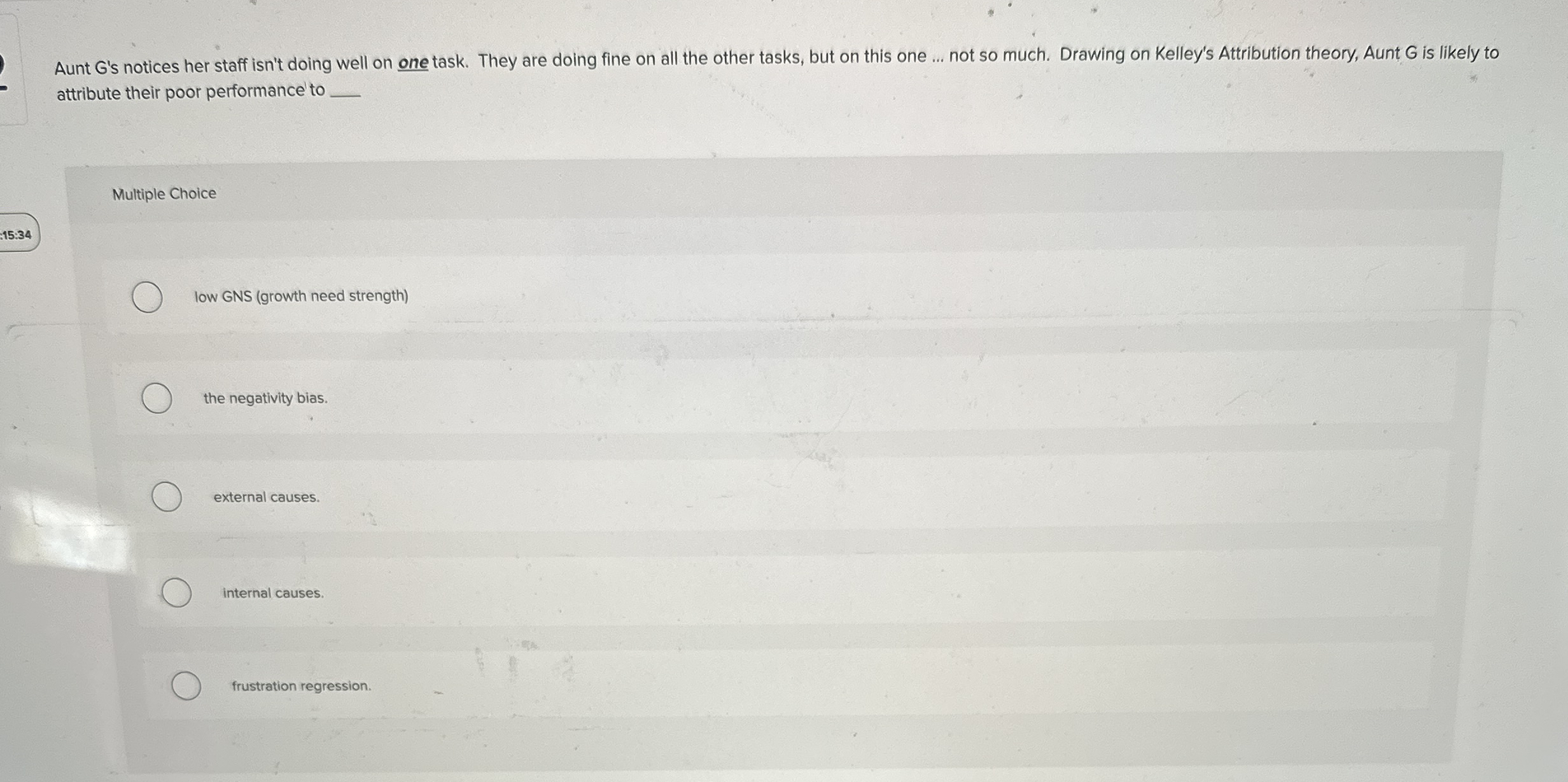 Aunt G ' s notices her staff isn't doing well on