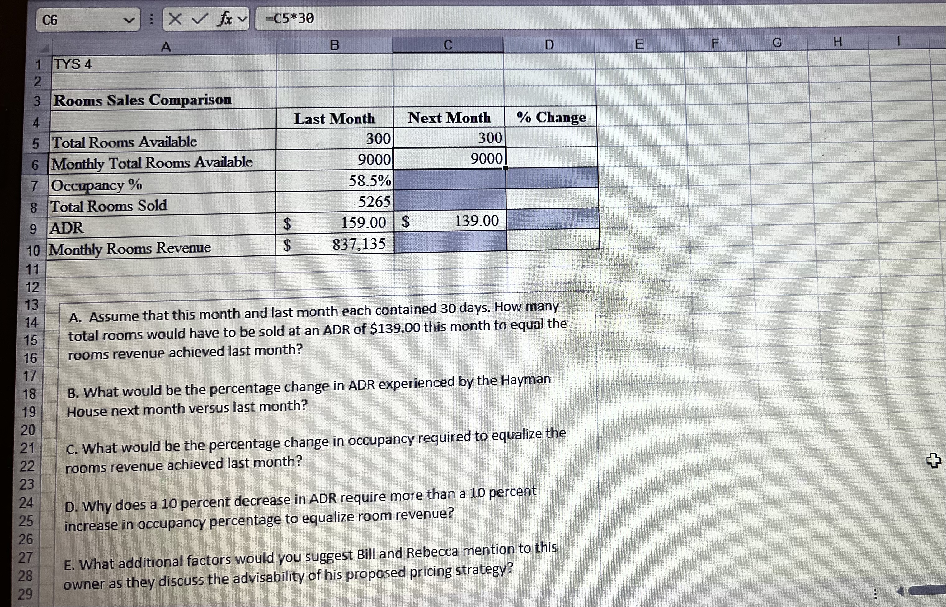 C 6 = C 5 * * 3 0 \ table [ [ A , B , C , D , ] ,