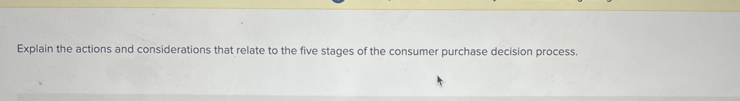 Explain the actions and considerations that