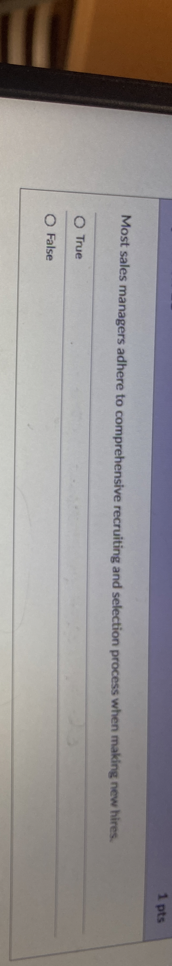 Most sales managers adhere to comprehensive
