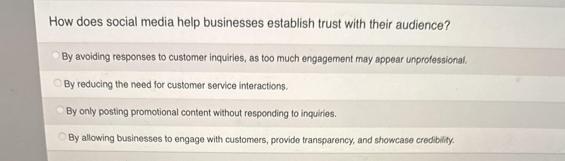 How does social media help businesses establish