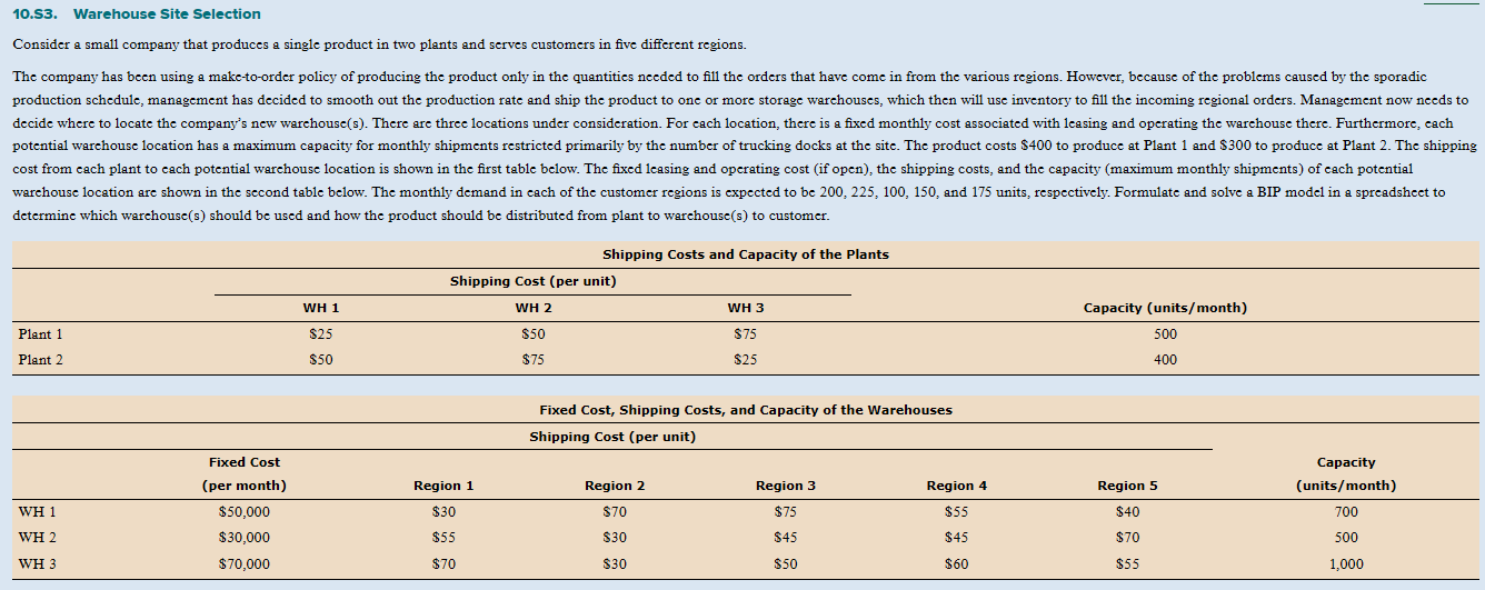Present the algebraic models by defining