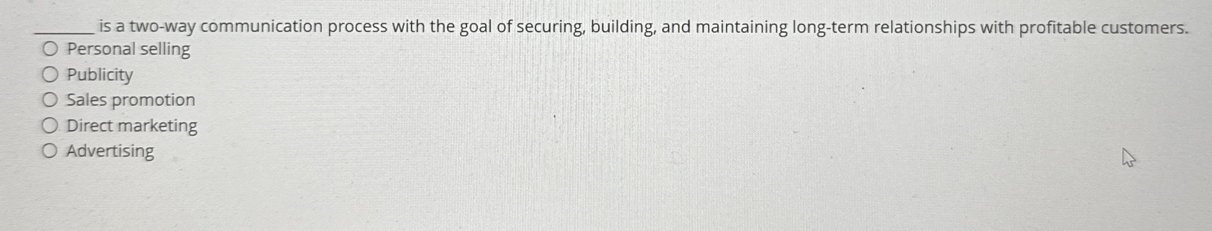 q , is a two - way communication process with the