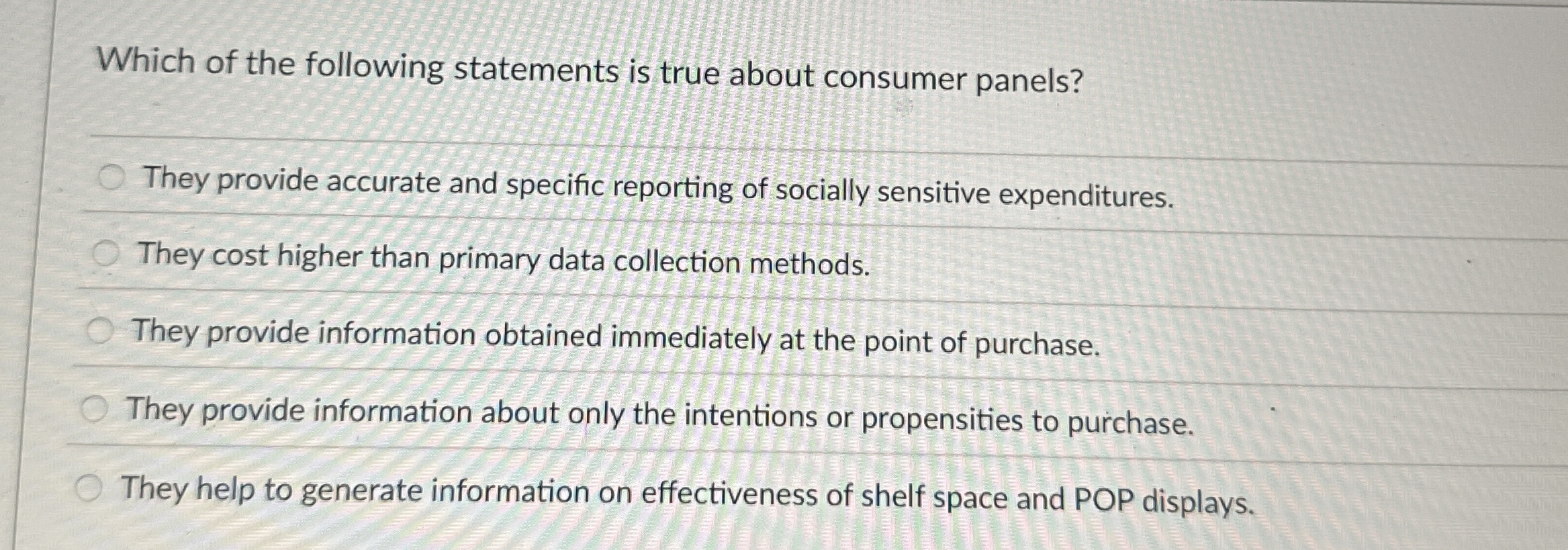 Which of the following statements is true about