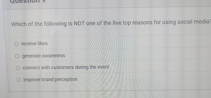 Which of the following is NOT one of the five top