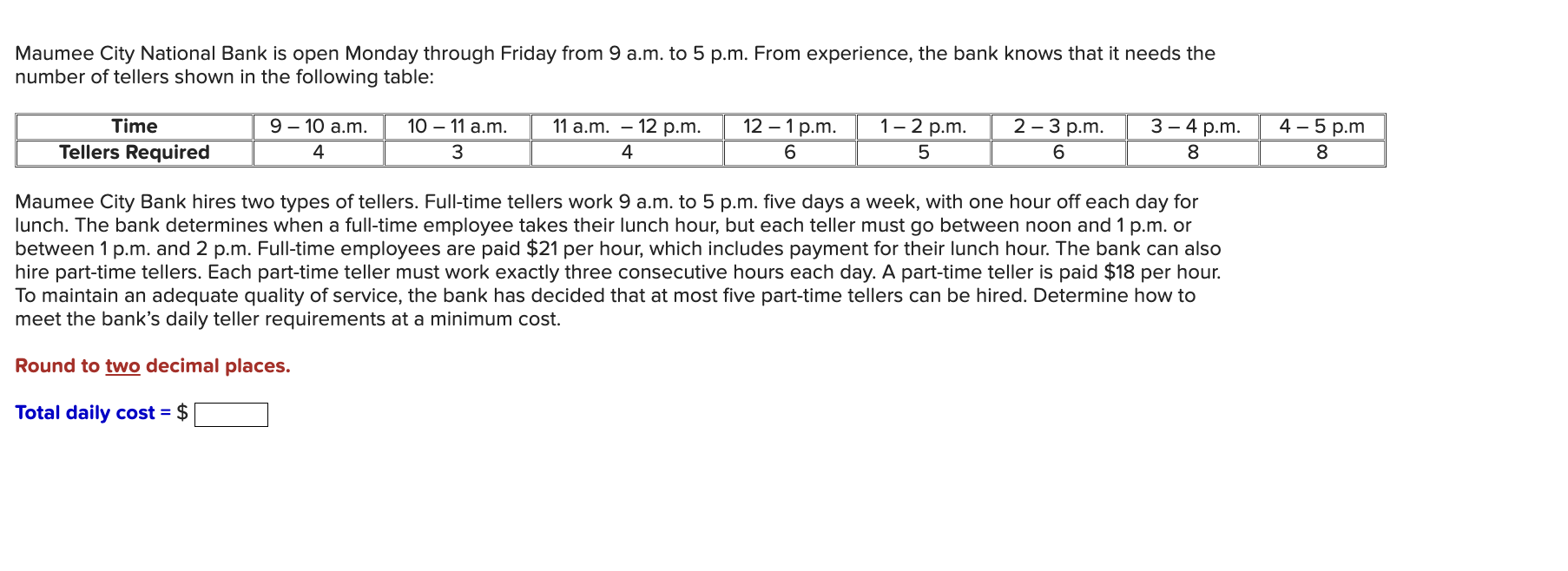 Use LP Simplex model in excel, show excel