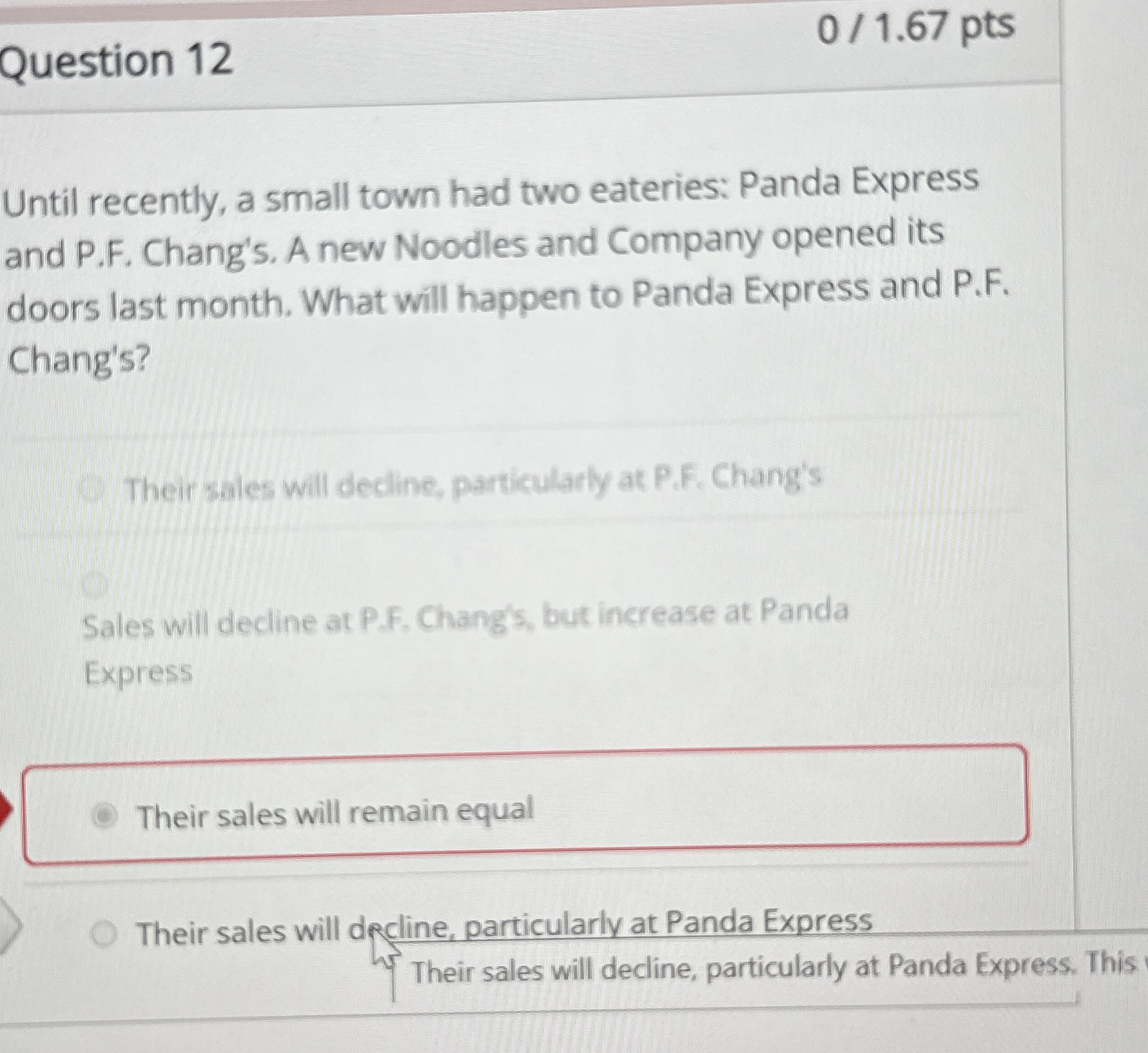 Question 1 2 0 1 . 6 7 pts Until recently, a
