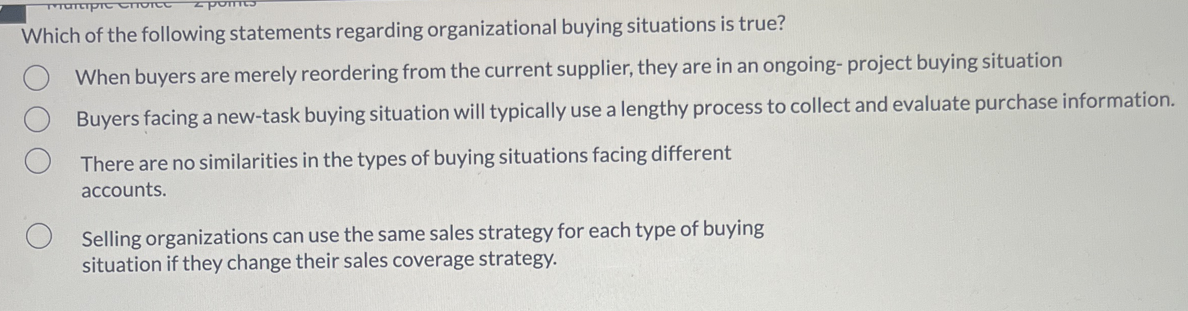 Which of the following statements regarding