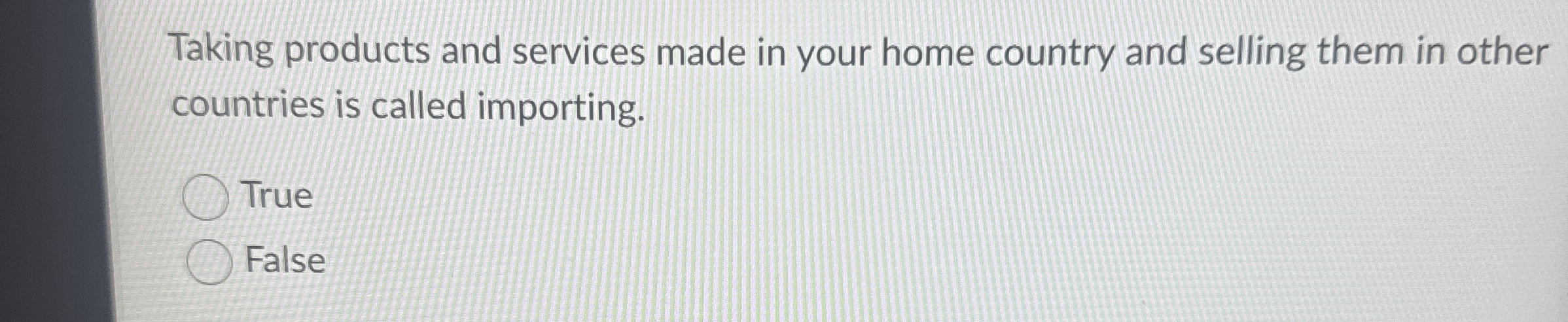 Taking products and services made in your home