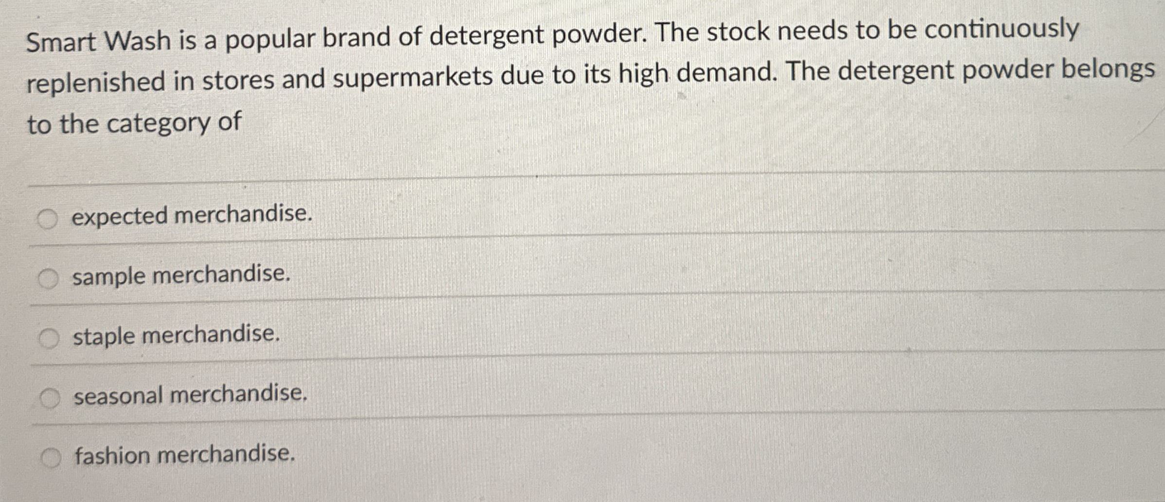 Smart Wash is a popular brand of detergent