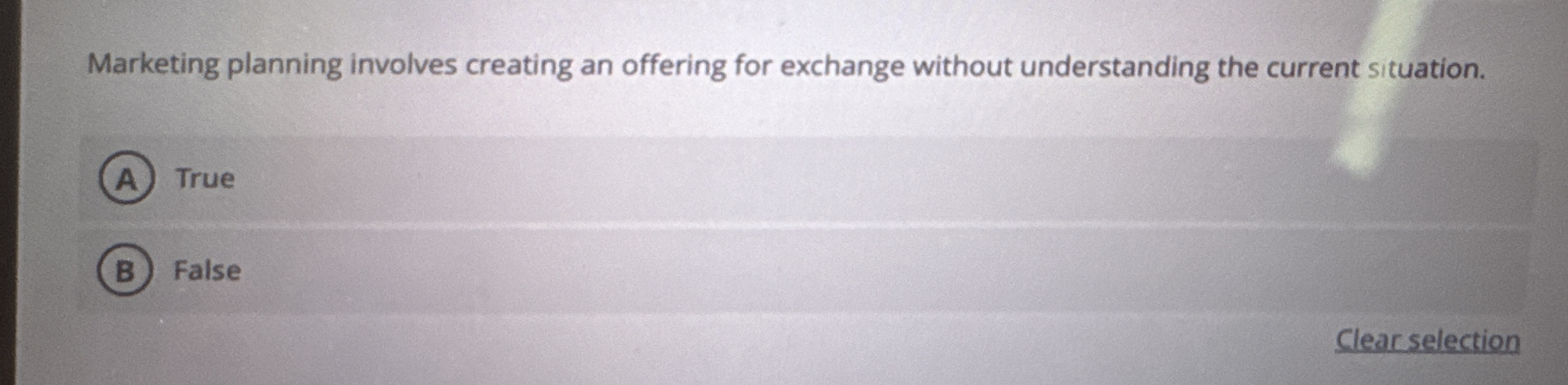 Marketing planning involves creating an offering