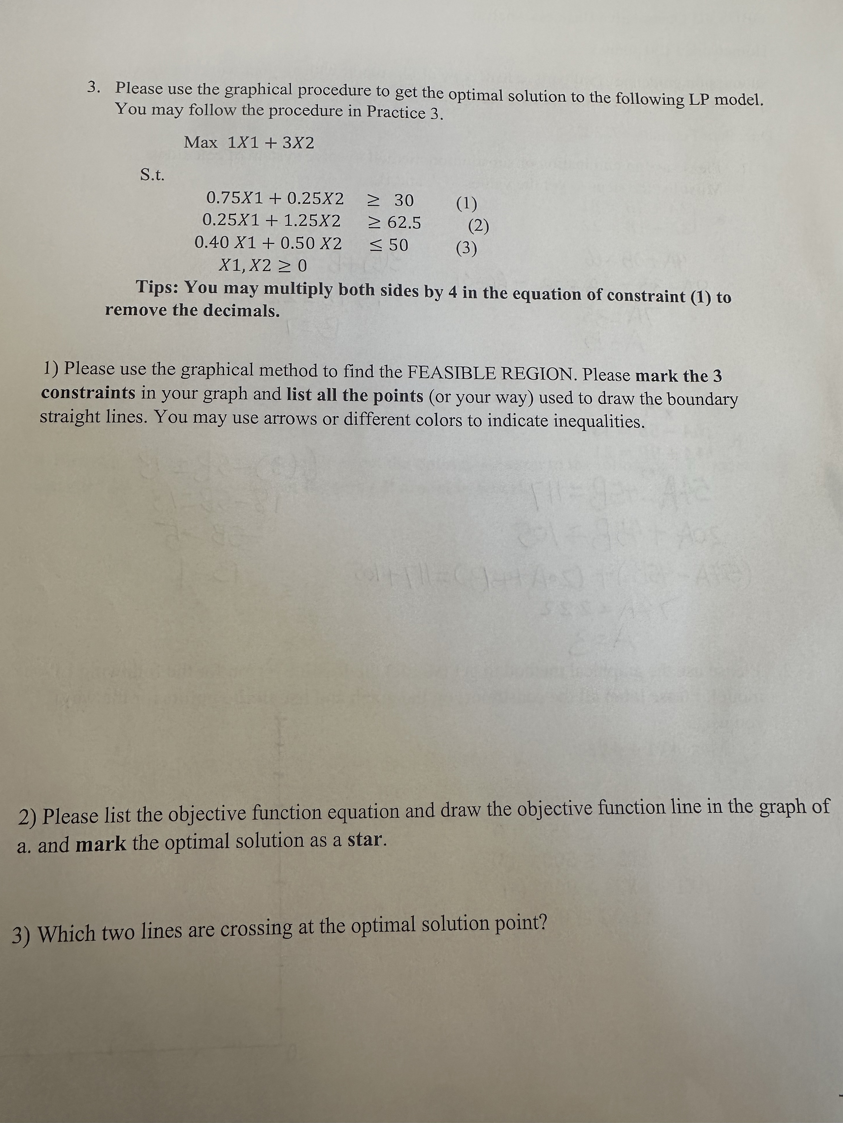 Please get the optimal solution ( list the system