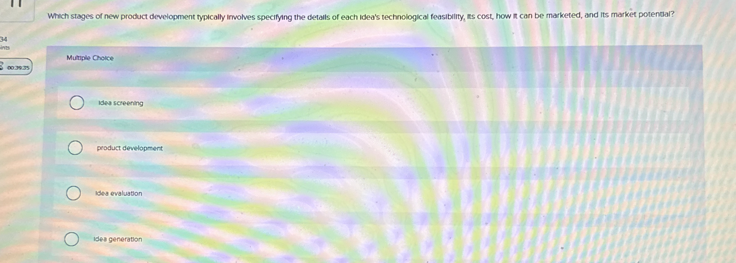 Which stages of new product development typically