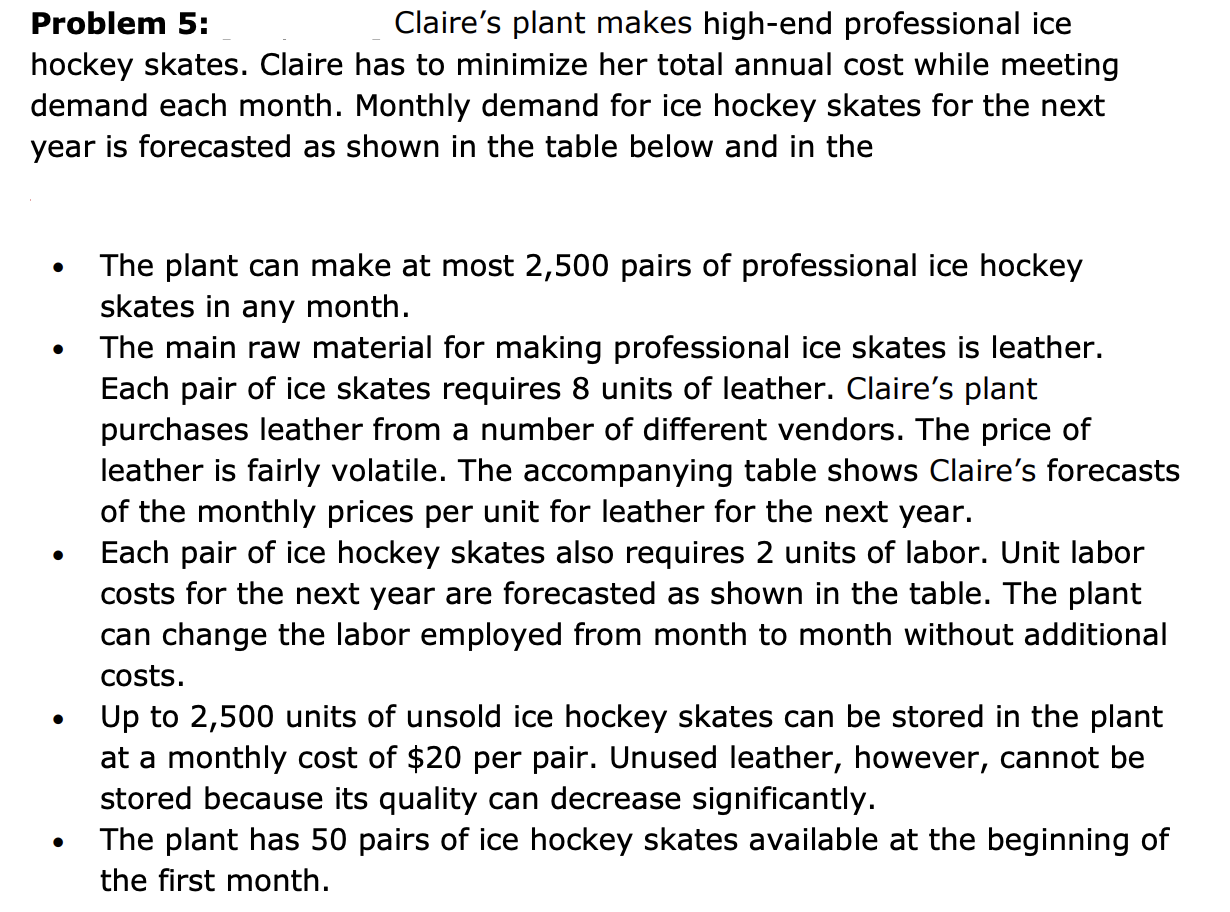 Explain the formulas and solver in part a of