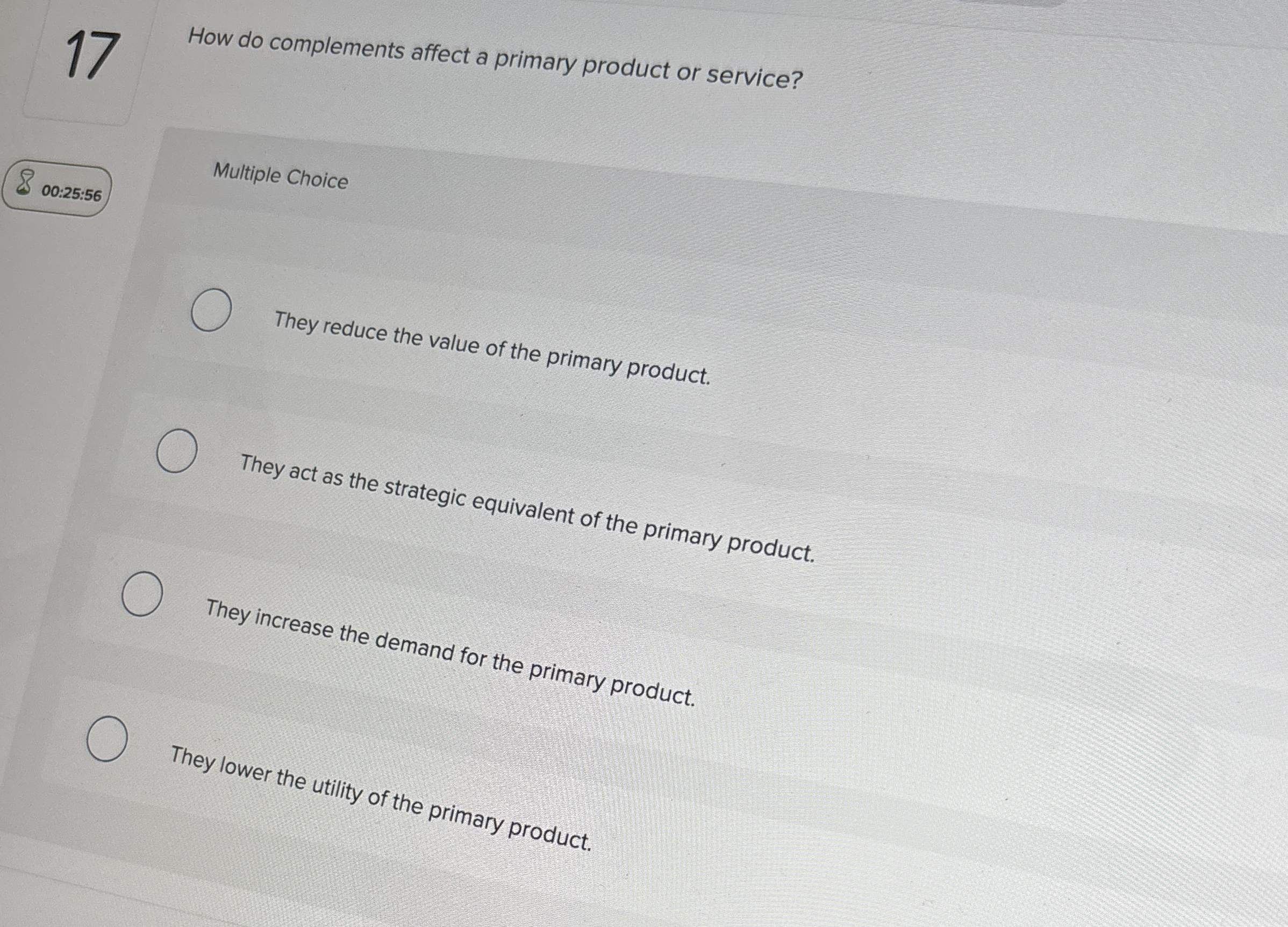 1 7 How do complements affect a primary product