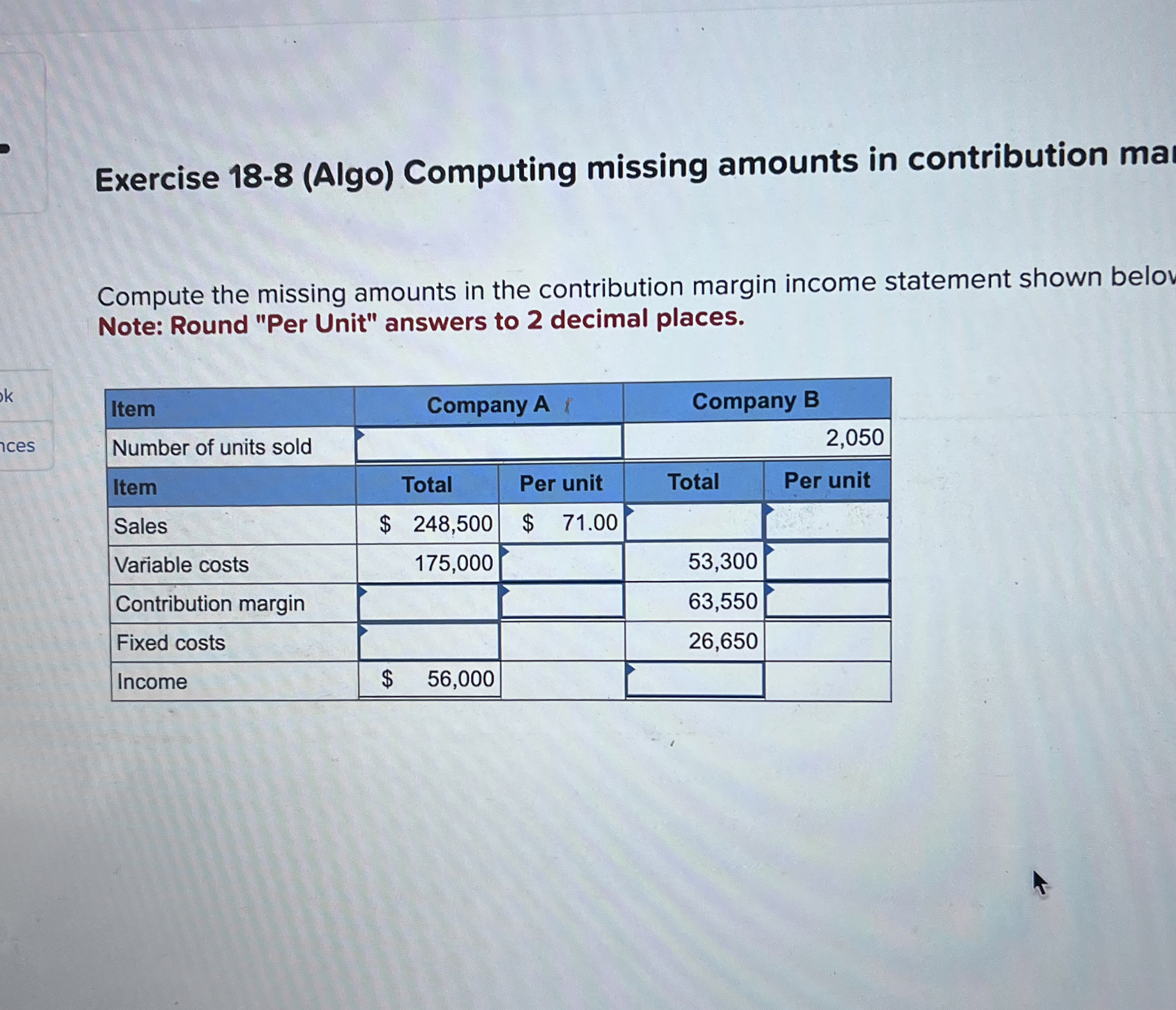 Exercise 1 8 - 8 ( Algo ) Computing missing