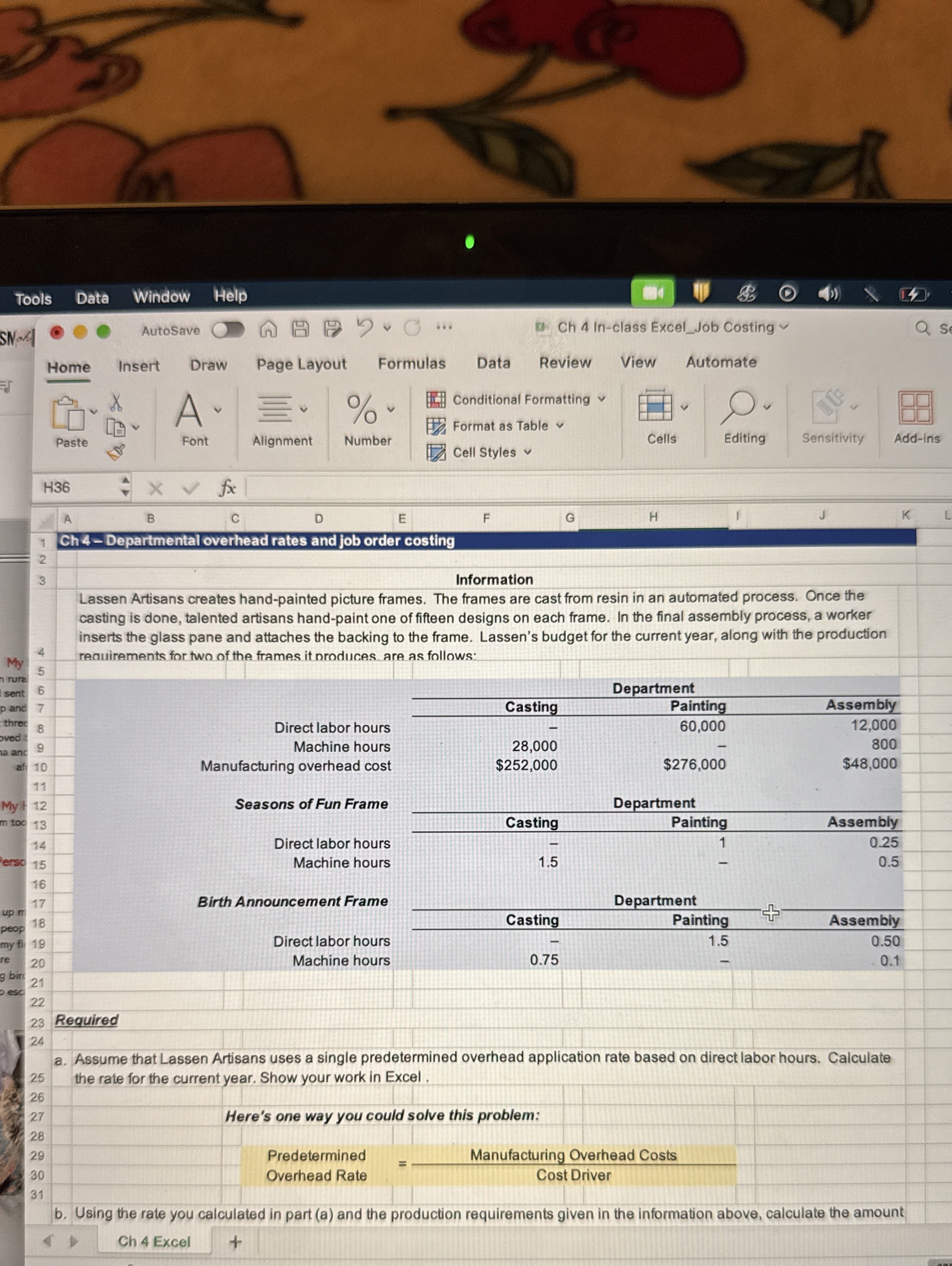 Tools Data Window Help AutoSave SNa / d Home
