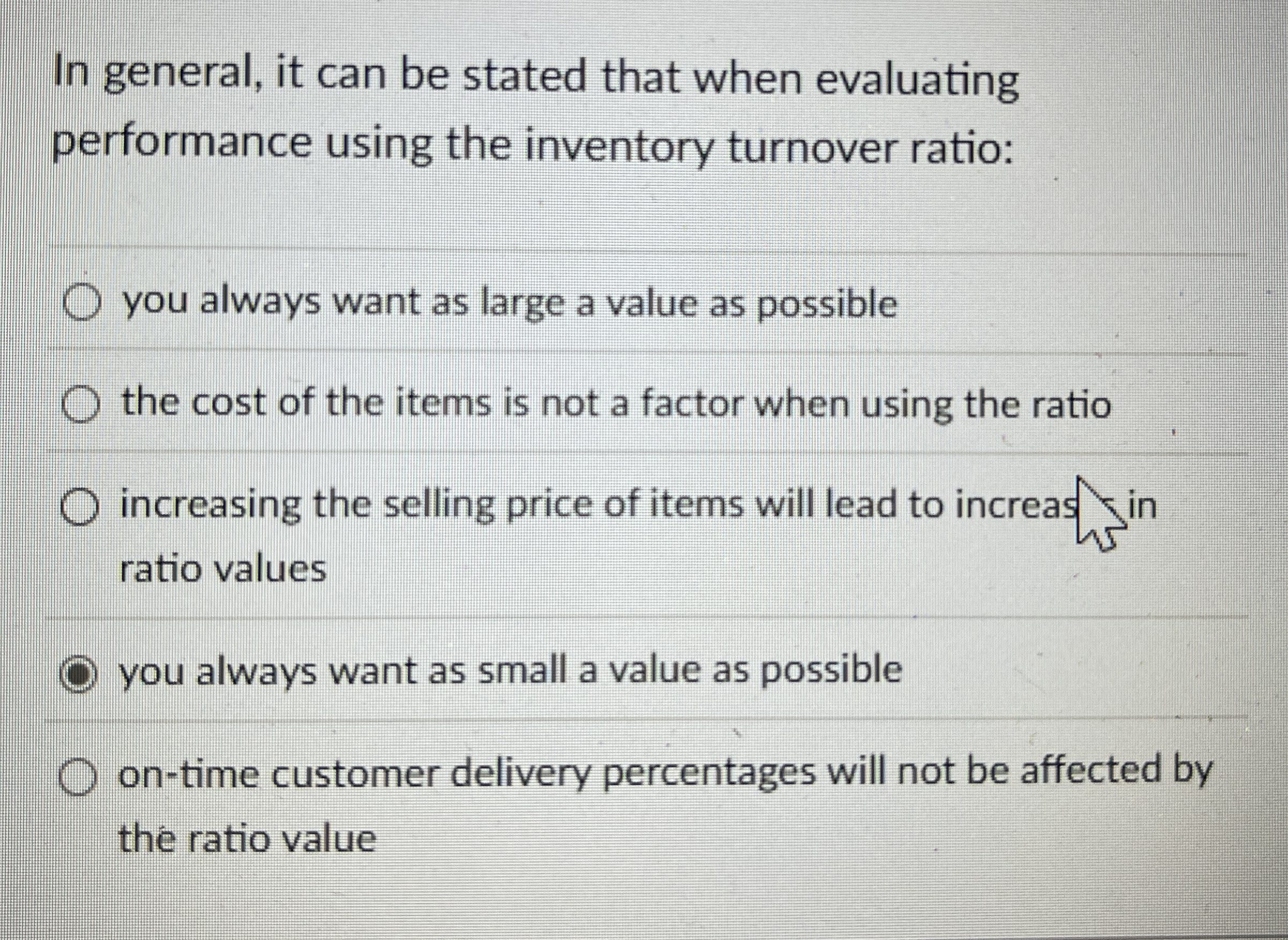 In general, it can be stated that when evaluating