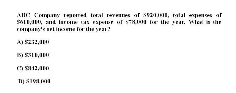 Given the solution and accounting question ABC