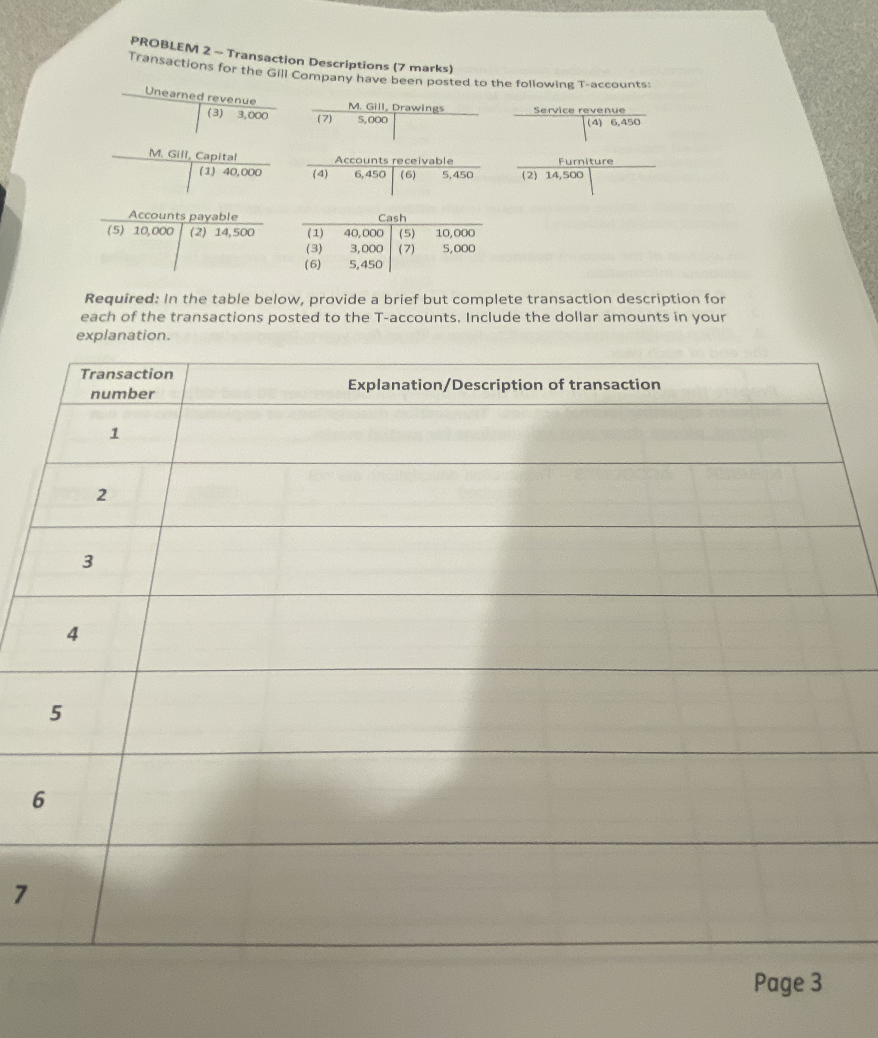 FMGT 1105 Please show step by step PROBLEM 2 -