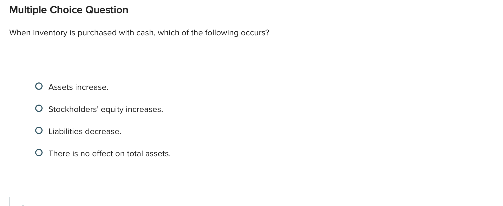 answer this Multiple Choice Question When