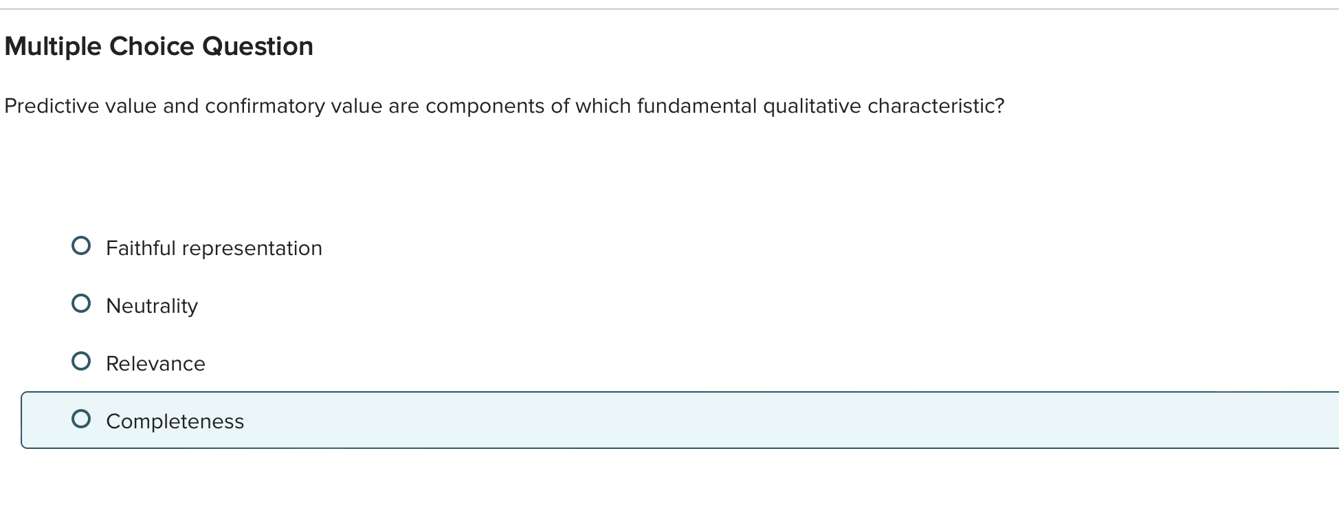 answer this Multiple Choice Question Predictive