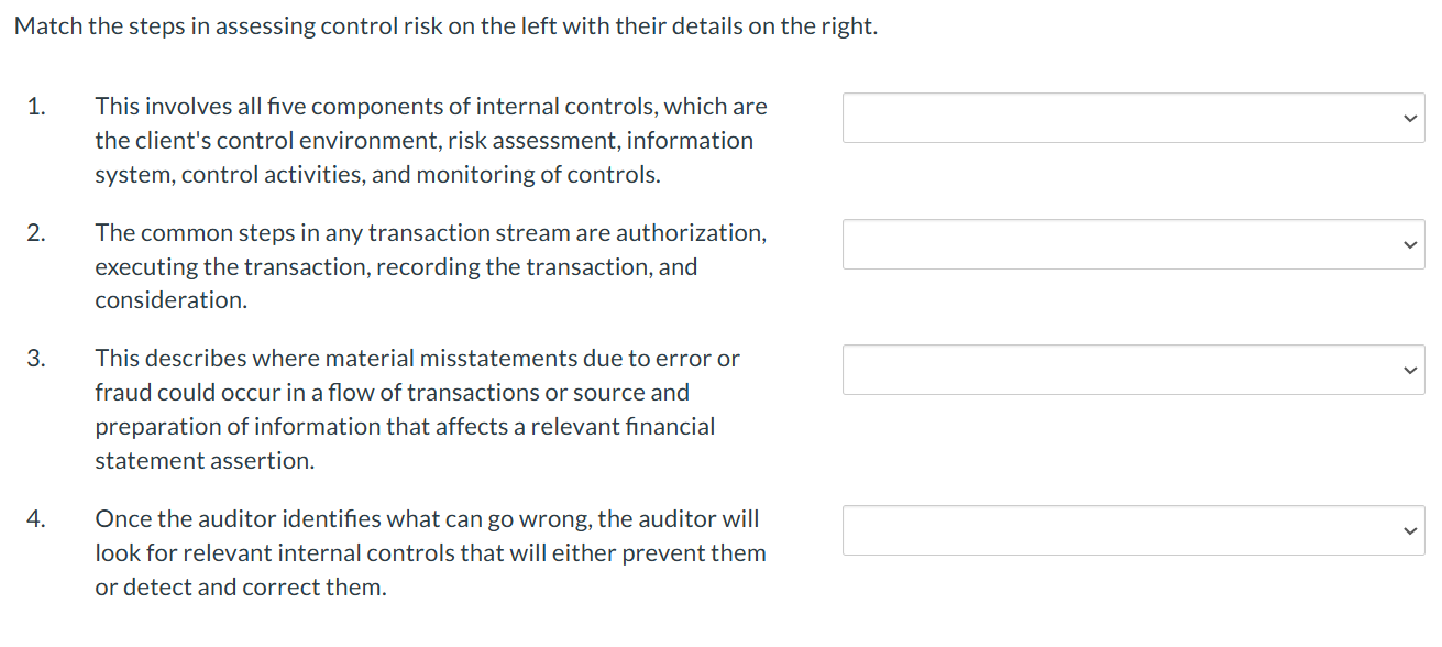 Should I choose "Identify relevant controls to