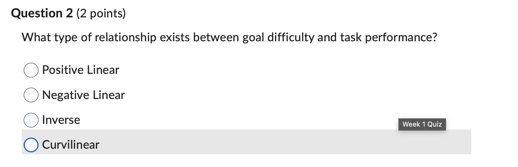 answer this Question 2 (2 points) What type of