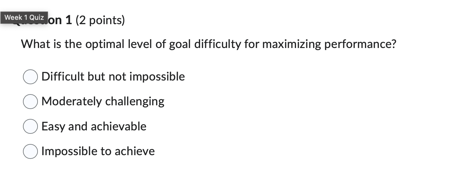 ANSWER THIS Week 1 Quiz on 1 (2 points) What is