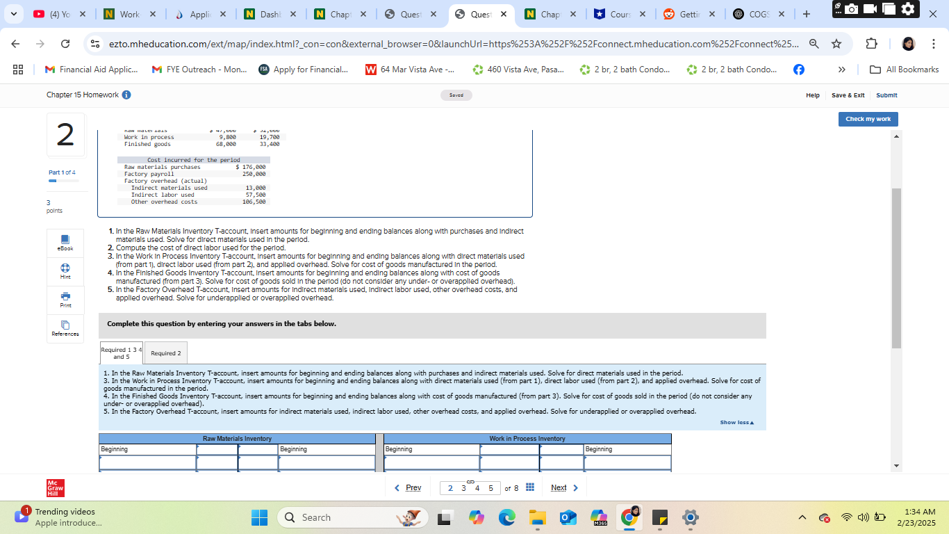 Please solve the following: (4) Yo X N Work X |