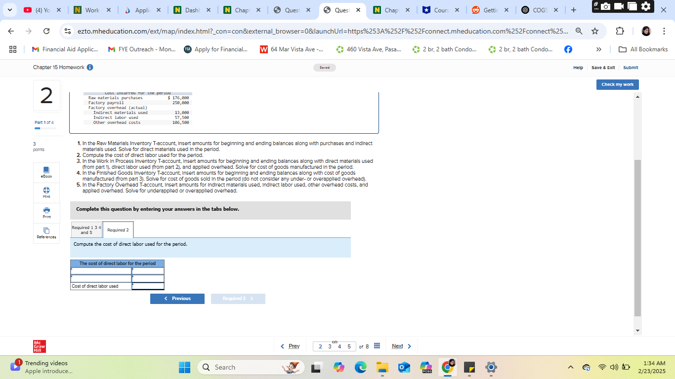 Please solve the following: (4) Yo X N Work X |