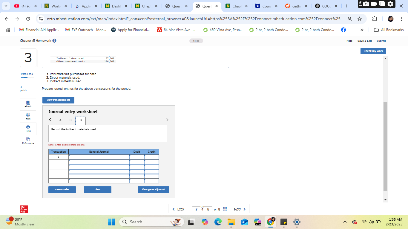 Please solve the following: (4) Yo X N Work X |