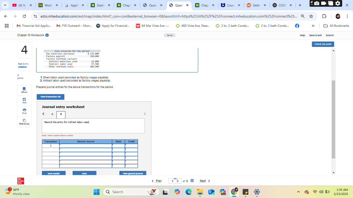 Please solve the following: (4) Yo X N Work X |