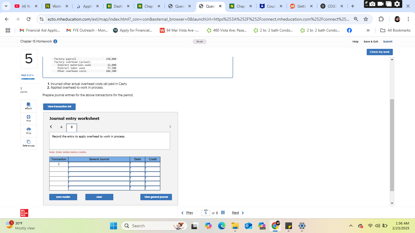 Please solve the following: (4) Yo X N Work X |