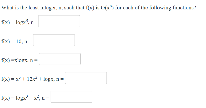 answer this What is the least integer, n, such