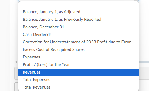 these are the accounts, what are the boxes after