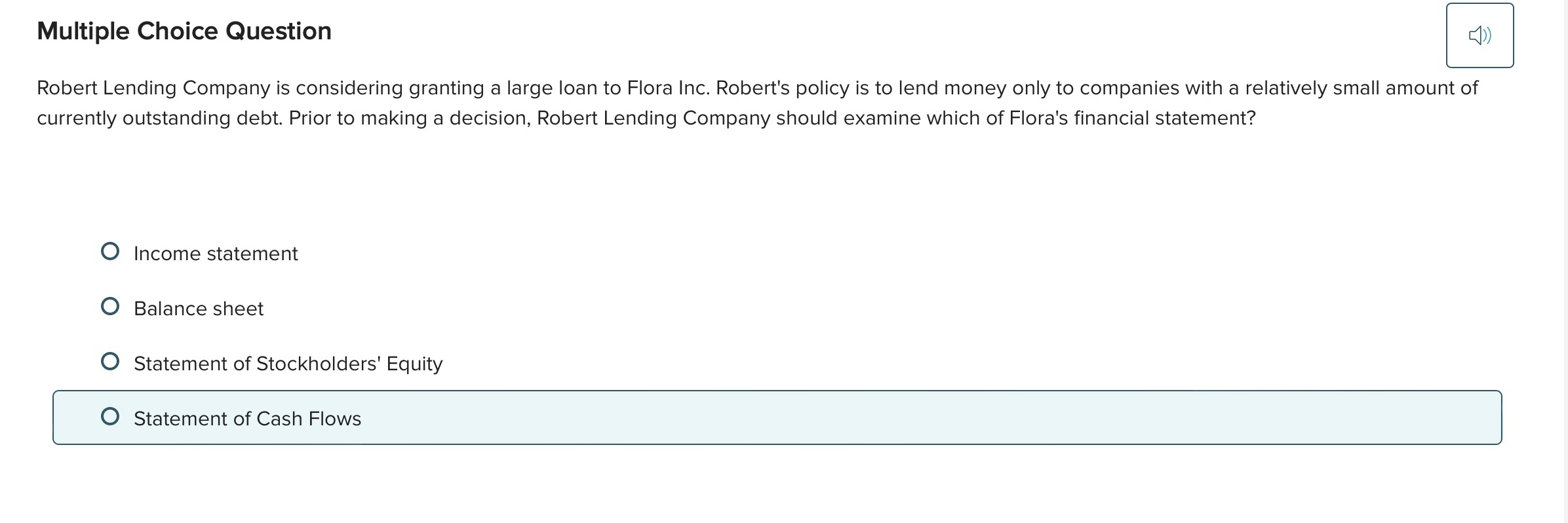 answer this Multiple Choice Question ) Robert