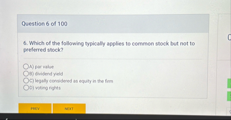 Question 6 of 1 0 0 6 . Which of the following