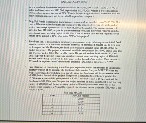 ( Dee Date April 9 , 2 0 2 5 ) A proposed new