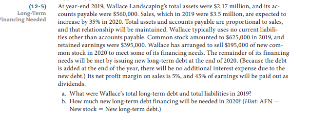 ( 1 2 - 5 ) At year - end 2 0 1 9 , Wallace