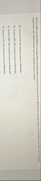 Division ABC has $ 7 5 0 , 0 0 0 in average