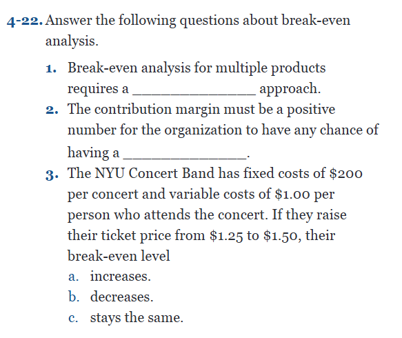 4 - 2 2 . Answer the following questions about