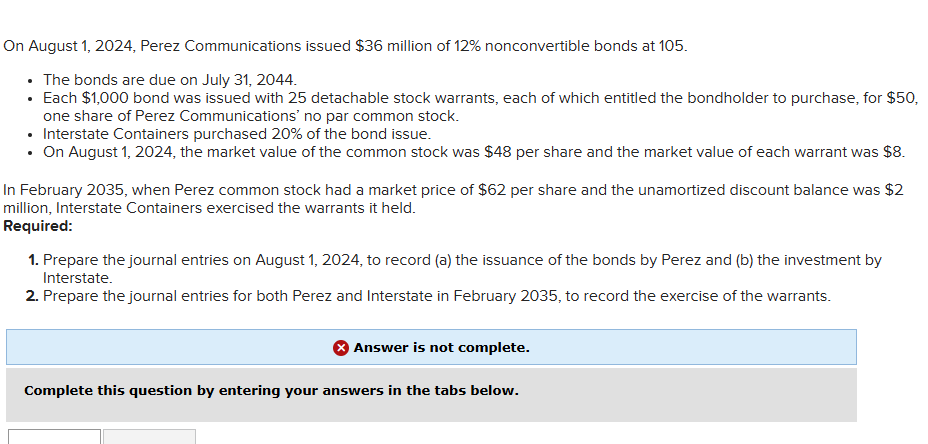 On August 1 , 2 0 2 4 , Perez Communications