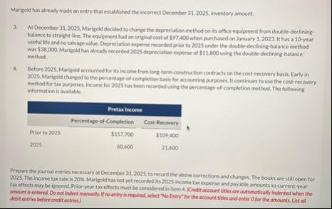 Marigold has already made an entry that