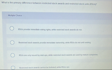 What is the primary difference between restricted