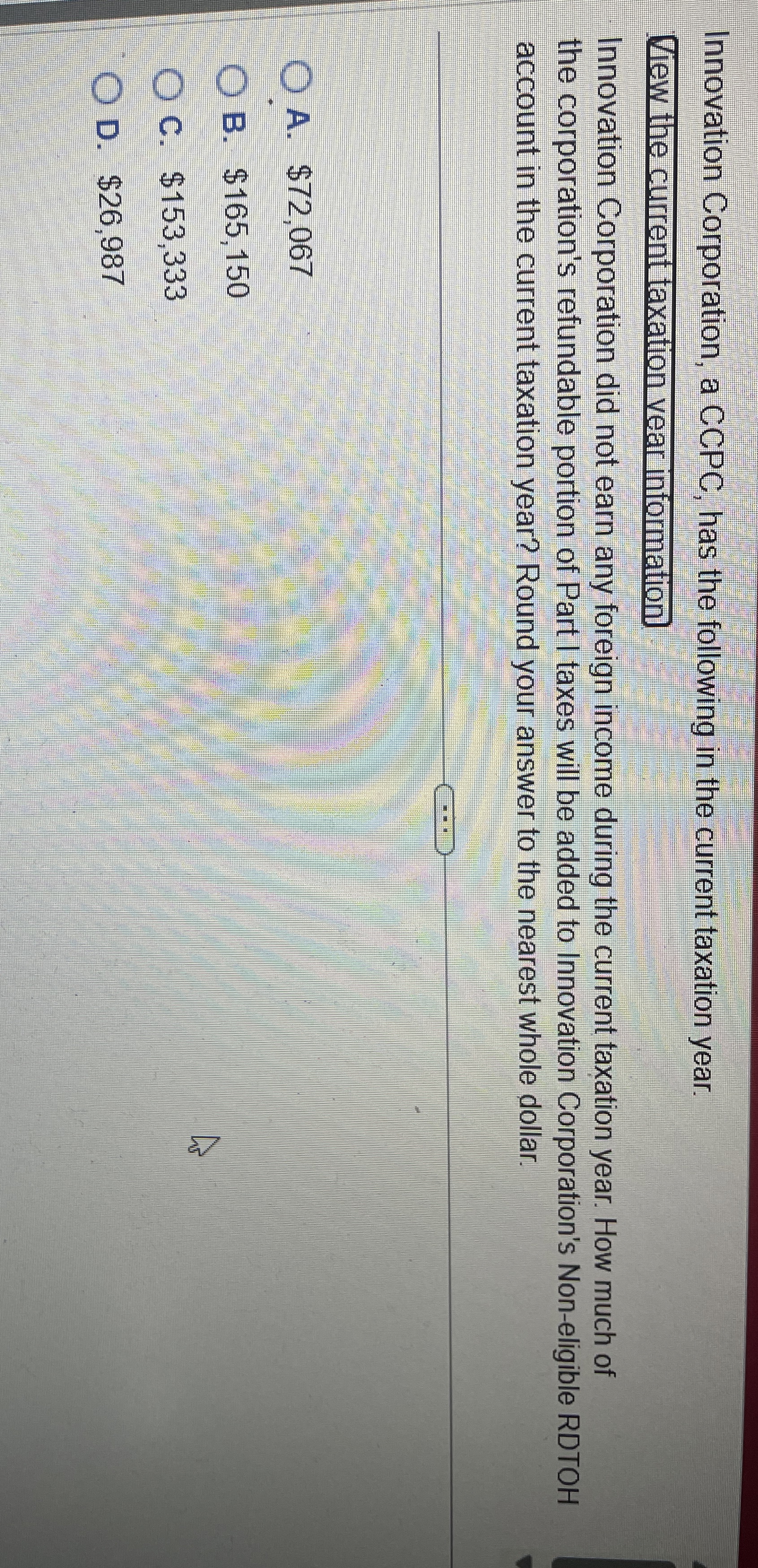 Innovation Corporation, a CCPC , has the