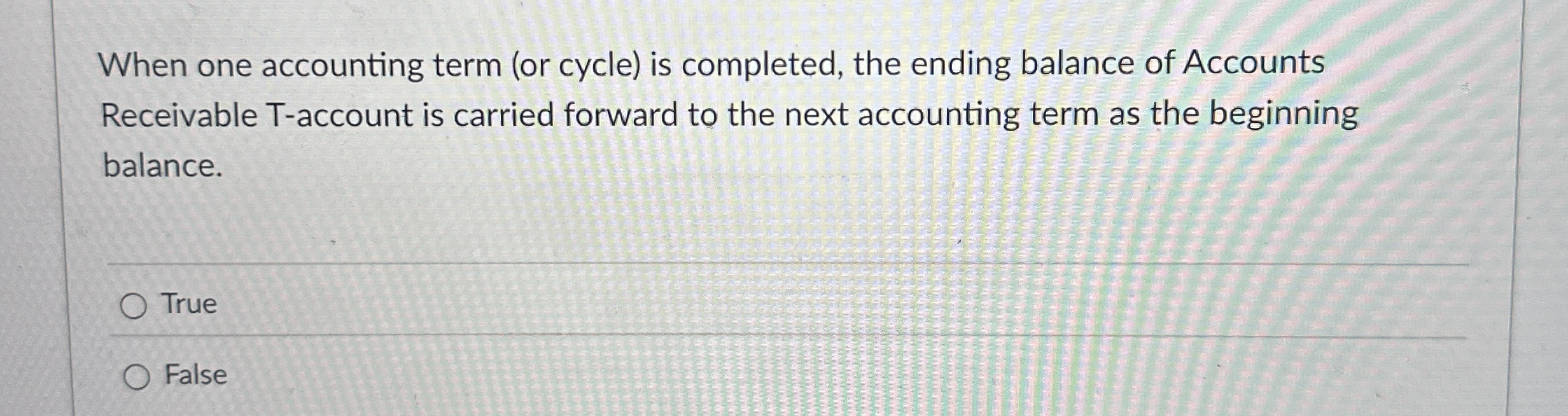 When one accounting term ( or cycle ) is