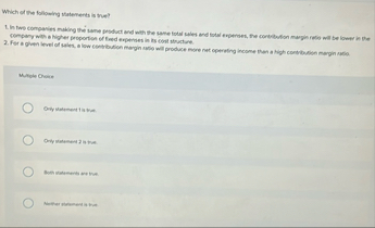 Which of the following statewerts is then? Mitile