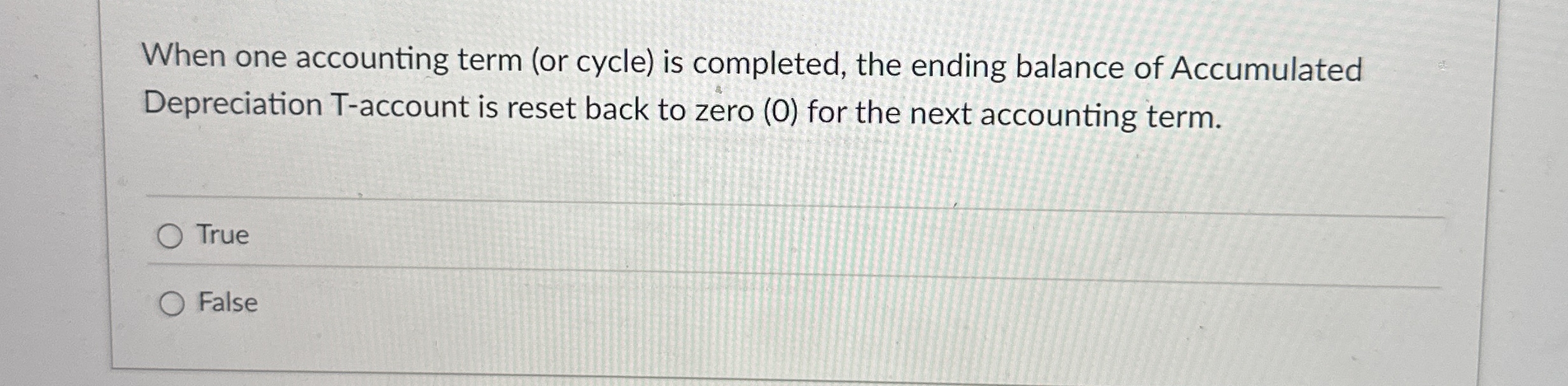 When one accounting term ( or cycle ) is